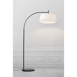 Nordlux Dicte lampa stojąca 1x60W czarny/biały 2112414001