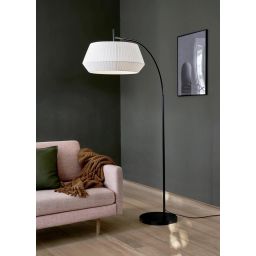 Nordlux Dicte lampa stojąca 1x60W czarny/biały 2112414001