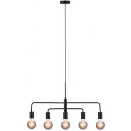 Nordlux Gloom lampa wisząca 5x40W czarny 2113053003