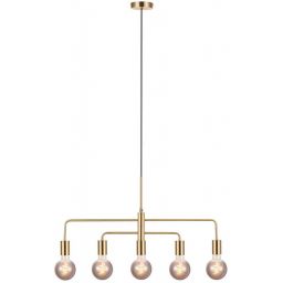 Nordlux Gloom lampa wisząca 5x40W mosiądz/złoty 2113053035