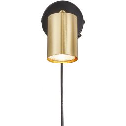 Nordlux Explore kinkiet 1x35W mosiądz/czarny 2113251035