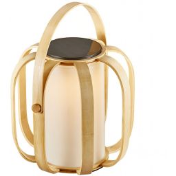 Nordlux Bob lampa solarna stołowa 1x4 W drewno 2118085062