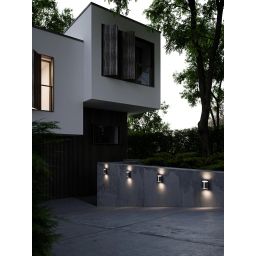 Nordlux Grip Smart kinkiet zewnętrzny 1x10 W opal biały-czarny 2118201003