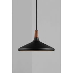 Nordlux DFTP Nori 39 lampa wisząca 1x40W czarny/brązowy 2120823003