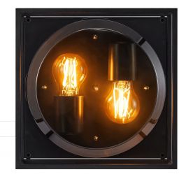 Nordlux Griffin lampa podsufitowa zewnętrzna 2x15 W przydymiona 2218126047