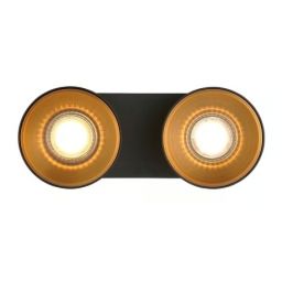 Nordlux Pitcher lampa podsufitowa 2x10 W czarna 2310410103