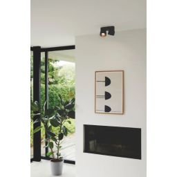 Nordlux Pitcher lampa podsufitowa 2x10 W czarna 2310410103