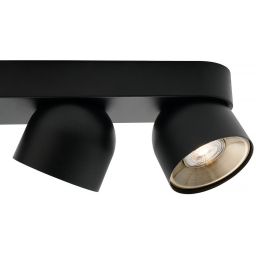 Nordlux Pitcher lampa podsufitowa 4x10 W czarna 2310430103