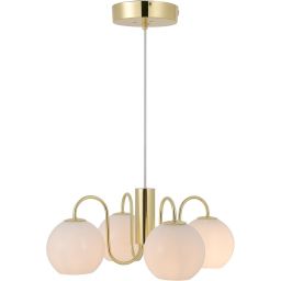 Nordlux Franca lampa wisząca 4x40 W biała-mosiądz 2312543035