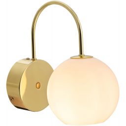 Nordlux Franca kinkiet 1x40W mosiądz/biały 2312561035