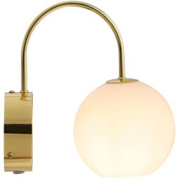 Nordlux Franca kinkiet 1x40W mosiądz/biały 2312561035