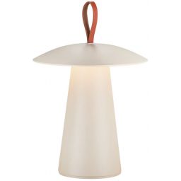 Nordlux Ara to go lampa stołowa zewnętrzna i wewnętrzna 1x2 W piaskowa 2318245008