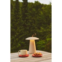 Nordlux Ara to go lampa stołowa zewnętrzna i wewnętrzna 1x2 W piaskowa 2318245008