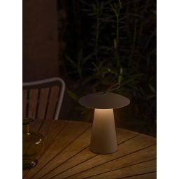 Nordlux Ara to go lampa stołowa zewnętrzna i wewnętrzna 1x2 W piaskowa 2318245008