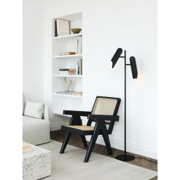 Nordlux Rochelle lampa stojąca 2x8 W czarna 2320314003