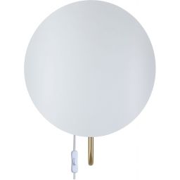 Nordlux DFTP Spargo kinkiet 1x25W biały/mosiądz 2320361001