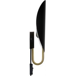 Nordlux DFTP Spargo kinkiet 1x25W czarny/mosiądz 2320361003