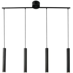 Nordlux Vico lampa wisząca 4x5 W czarna 2412143003