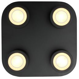 Nordlux Clyde lampa podsufitowa 4x3,5 W czarna 2412256003