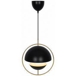 Nordlux Tavia lampa wisząca 1x40 W czarna 2412353003