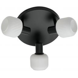 Nordlux Milford lampa podsufitowa 3x25 W czarna 2412606003