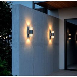 Nordlux Aludra kinkiet zewnętrzny 2x15 W antracyt 2418121250