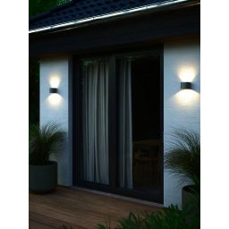 Nordlux Milda kinkiet zewnętrzny 1x4,9 W antracyt 2418351050