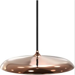 Nordlux Artist lampa wisząca 1x14 W czarna-miedź 2420203030