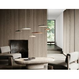 Nordlux Artist lampa wisząca 1x14 W czarna-miedź 2420203030