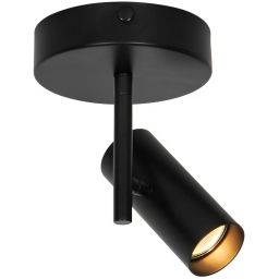 Nordlux Jerome lampa podsufitowa 1x8 W czarna 2510056003