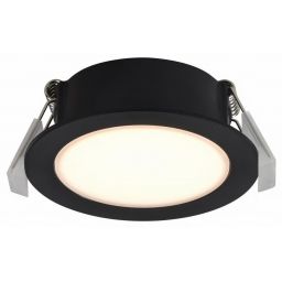 Nordlux Olea lampa do zabudowy 1x4,4 W czarna 3pak 2510400103