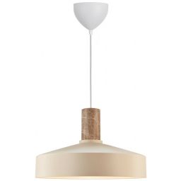 Nordlux Elvas marble lampa wisząca 1x60 W beżowa 2512013009