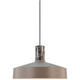 Nordlux Elvas marble lampa wisząca 1x60 W jasnobrązowa 2512013018