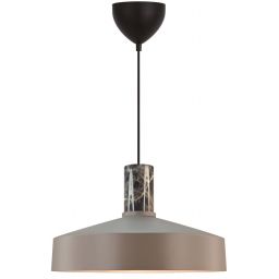 Nordlux Elvas marble lampa wisząca 1x60 W jasnobrązowa 2512013018