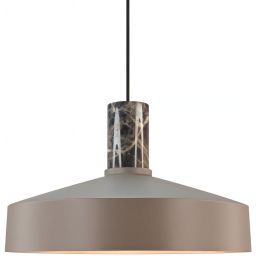Nordlux Elvas marble lampa wisząca 1x60 W jasnobrązowa 2512013018