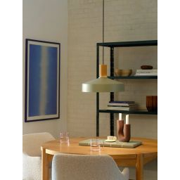 Nordlux Elvas cork lampa wisząca 1x60 W zakurzona zieleń 2512033023