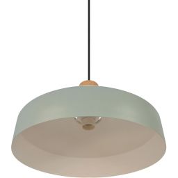 Nordlux Elvas cork lampa wisząca 1x60 W zakurzona zieleń 2512033023