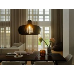 Nordlux Hazo lampa wisząca 1x60 W czarna 2512073003