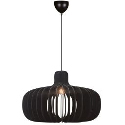 Nordlux Hazo lampa wisząca 1x60 W czarna 2512073003