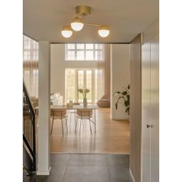 Nordlux Contina lampa wisząca 3x5 W mosiądz szczotkowany 2512096035