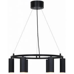 Nordlux Vico lampa wisząca 6x5 W czarna 2512323003