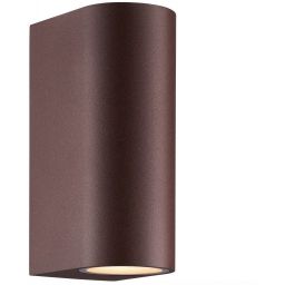 Nordlux Dion Double kinkiet zewnętrzny 2x25 W zardzewiały 2518021009