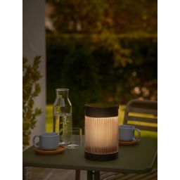 Nordlux Coupar Solar lampa stołowa 1x3,2 W czarna 2518215003