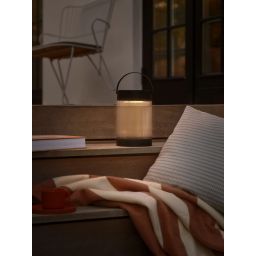 Nordlux Coupar Solar lampa stołowa 1x3,2 W czarna 2518215003