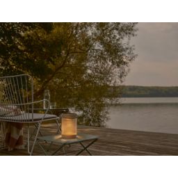 Nordlux Coupar Solar lampa stołowa 1x3,2 W piaskowa 2518215009