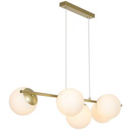 Nordlux Lilly lampa wisząca 5x10 W mosiądz 2612623035