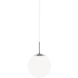 Nordlux Cafe lampa wisząca 1x40 W biała-srebrna 39553001