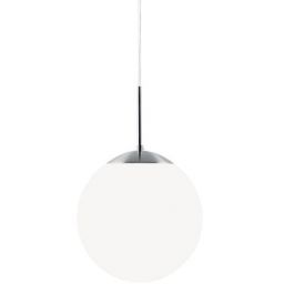Nordlux Cafe 25 lampa wisząca 1x60W biała/srebrna 39573001