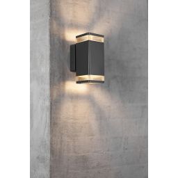 Nordlux Elm kinkiet zewnętrzny 2x20 W czarny 45331003