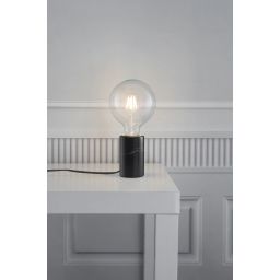 Nordlux Siv Marble lampa stołowa 1x60 W czarna 45875003